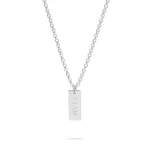 שרשרת לגבר עם תליון חריטה אישית