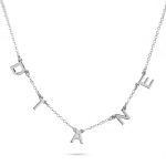 שרשרת צוקר עדינה עם ראשי תיבות