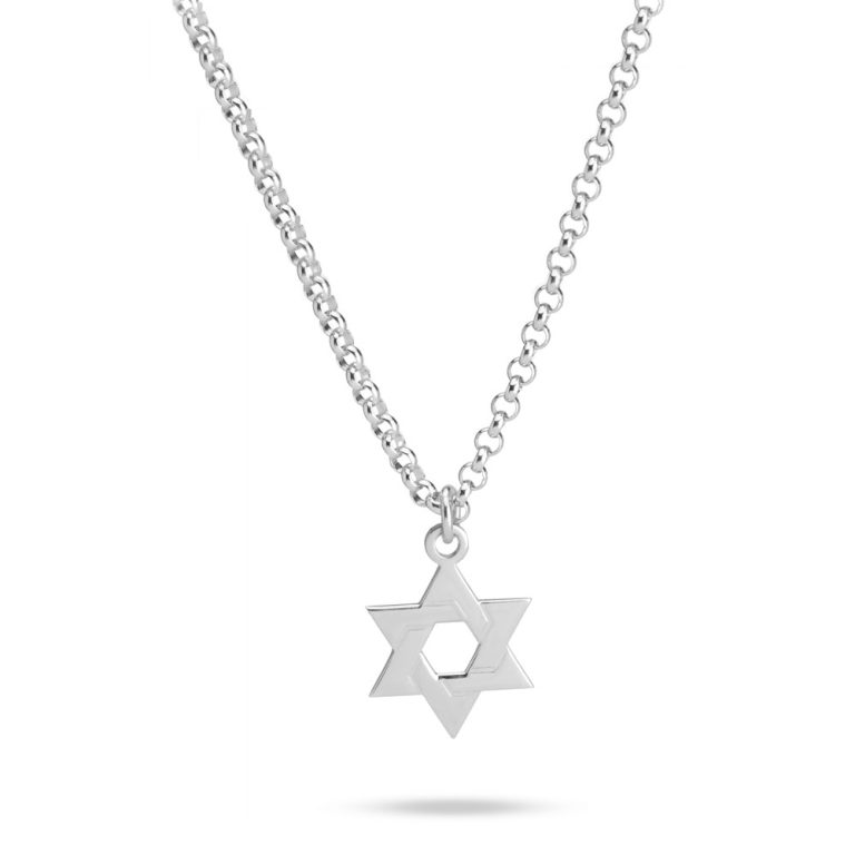 Dainty Men's Star of David Pendant