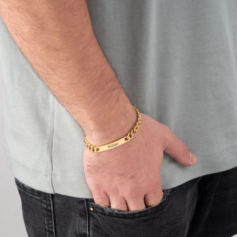 Men’s Personalized Cuban Link Bracelet