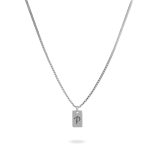 שרשרת בר קטנה מותאמת אישית עם חריטת אות