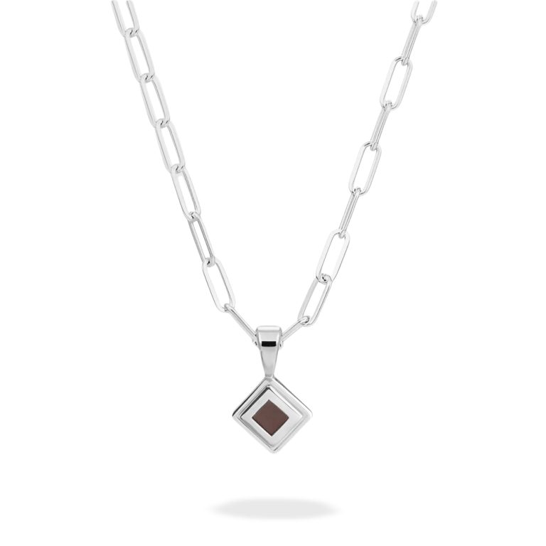 Paperclip Chain Jewish Nano Bible Necklace for Her